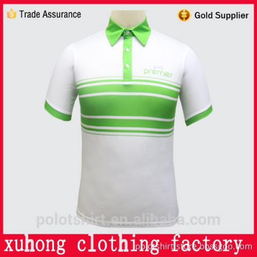 wholesale 200 grams sublimated short sleeve polo shirt